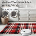 thumbnail image 5 of ODIKA 4'x6' Machine Washable Non-Slip Area Rug, Festive Lumberjack Tartan Heritage Country Cabin Design High Traffic Rug, Red, 615263, 5 of 5