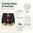 thumbnail image 4 of Bixox Women's Merry Christmas Elk pattern 2 in 1 Running Shorts - Lightweight Athletic Workout Gym Yoga Shorts Liner with Pockets - Small, 4 of 7