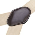 thumbnail image 4 of Buyless Fashion Satin Twill Formal Mens Suspenders - 48" Adjustable 6 Clip Y Back - 1 1/4" Leather End, 4 of 8