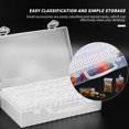 thumbnail image 4 of Caja Transparente De 64 Rejillas, Contenedores De Almacenamiento, Contenedor De Almacenamiento De Cuentas, Accesorios De Pintura De Diamantes, Caja De Almacenamiento De 64 Ranuras Yuarrent HA019769-00, 4 of 5