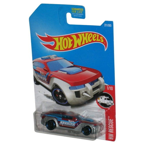 Hot Wheels HW Rescue 1/10 (2015) Sheriff Police Pursuit Toy Car 271/365