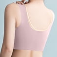 thumbnail image 4 of DDAPJ pyju Women's Full Coverage Mesh Bras No Underwire Sports Bra Breathable High Impact Support Bralettes Padding Lift Up Workout Vest Bralette 2025 Pink XL, 4 of 6