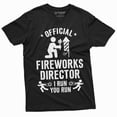 thumbnail image 3 of Funny 4Th Of July T-Shirt Fireworks Director I Run You Run Party Tee Shirt (X-Large Grey), 3 of 6