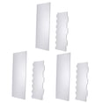 thumbnail image 4 of WORGEOUS 6 Pcs  Simple Convenient Cake Cream Scraping Plates for Home Bakery Using, 4 of 8