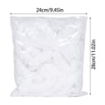 thumbnail image 2 of Elastic Disposable Bowl Covers 100 Pack, Large 15.7 in Plastic Food Storage Covers for Bread Proofing, Leftovers, Keep Food Fresh, Outdoor BBQ Kitchen, C, 2 of 5