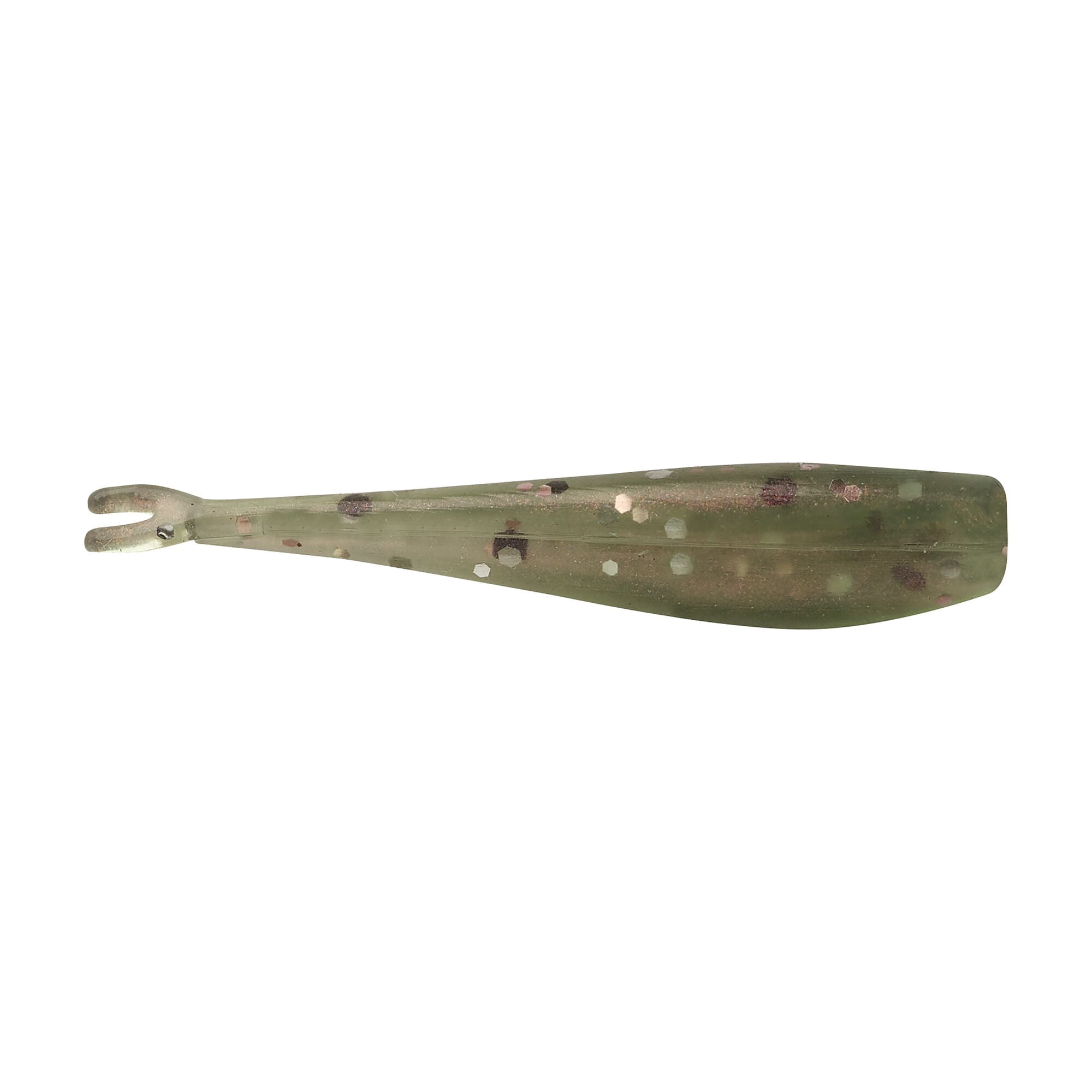 Berkley PowerBait® Minnow, 1 in, Pre-Rigged Baits, Emerald Shiner (22 Count)