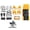 Yellow, variant on NFTIGB 313mm Wheelbase Open Car Body Shell Kit Accessory, High Durability ABS Plastic Professional Scale Body Modification Component Fit for SCX10 90046 1/10 RC Crawler Truck Model, Bright Yellow