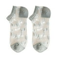 thumbnail image 6 of NUZYZ 1 Pair Invisible Socks All Match Elastic Breathable Short Weaving Sole Cool Polyester Transparent Design Women Socks Shoes Accessories, 6 of 8