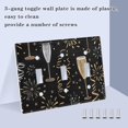 thumbnail image 4 of Dailycode Light Switch Plate Covers 3 Gang Wall Plate Plastics Outlet Covers for Kitchen Home Office Decor Champagne Fireworks and Glasses, 4 of 8