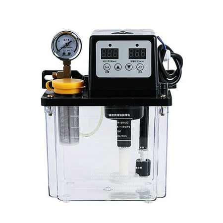 

Walmeck Double Display 2.0L 50mlmin 220 V 28W Automatic Oil Pump Oil Injectors Full Copper Motor Electric Oil Pump Timing Oil Level Function
