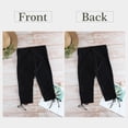 thumbnail image 3 of Sidefeel Women Sport Sunscreen Elastic Bathing Bottoms Summer Beach Skinny Long Swim Shorts Beach Pants Bottoms Briefs Black L 12-14, 3 of 7