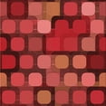 thumbnail image 1 of Ahgly Company Machine Washable Indoor Square Transitional Grapefruit Red Area Rugs, 7' Square, 1 of 7