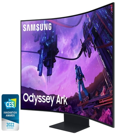 SAMSUNG 55" Class Odyssey Ark 4K UHD 165Hz 1ms(GtG) Quantum Mini-LED Curved Gaming Screen 2022 - LS55BG970NNXGO