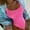 Pink, variant on Swimsuit for Women Plus,AXXD Wrinkled Cloth Wave Fluorescent Color One-piece Swimsuit Swimsuit For New Trends Green 8