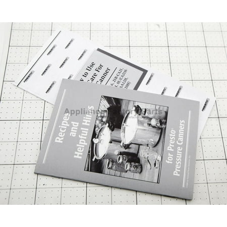 

RECIPEINSTRUCTION BOOK PR85655