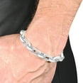 thumbnail image 2 of Pompeii Men's Fisher 14k Gold (70gram) or Platinum (99gram) 9.5mm Link Bracelet 9.5" (,), 2 of 2