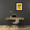 thumbnail image 3 of Oliphant, Ginger 12x14 Black Ornate Wood Framed with Double Matting Museum Art Print Titled - Smile, 3 of 4