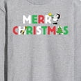 thumbnail image 3 of Peanuts - Merry Christmas Snoopy - Men's Long Sleeve T-Shirt, 3 of 6