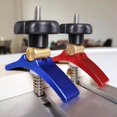 thumbnail image 3 of Woodworking T Track Clamping Block Cnc Router Machine Pressure Plate Set Miter M6 Screw T Slider Kit - Model 20 Blue, 3 of 8