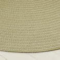 thumbnail image 4 of SAFAVIEH Braided Rishika Solid Machine Washable Reversible Area Rug, Sage, 4' x 4' Round, 4 of 11