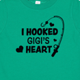 thumbnail image 4 of Inktastic I Hooked Gigi's Heart with Fishing Rod Boys or Girls Baby T-Shirt, 4 of 5