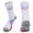 Pink, variant on Xijirk Athletic Crew Socks Cushioned Arch Support Running Sports Socks Size:M