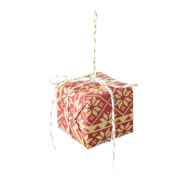 Bolsa de regalo para árbol de Navidad, mini bolsa de regalo para sala de estar, fiesta en interiores Copos de nieve