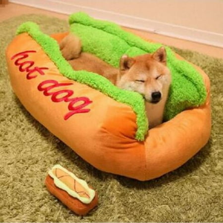 Hot Dog Design Couch Pet Dog Bed Kennel Cat Nest Ultra Cotton