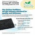 thumbnail image 4 of Replacement Carbon Pre-Filter 4pk for Coway AP-1512HH Series Air Purifiers, 4 of 5