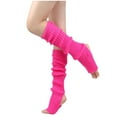 thumbnail image 2 of YFGEFTR Women Ballet Leg Warmers, Knitted Stirrup Leg Warmers for women Winter Extra Soft long legwarmers for Yoga Dance, 2 of 4