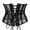 Black, variant on Youmylove Corset Waist Training﻿Womens Steel-Boned Longline Heavy Duty Waist Training Corsets Shaper Body Shaper Underwear