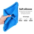 thumbnail image 4 of Fancing for TCL TAB 10 NXTPAPER 5G 10.4 Inch Model 9199S Case Soft Silicone Adjustable Stand Shockproof Kids Friendly Cover for TCL TAB 10 NXTPAPER 5G (Blue), 4 of 7