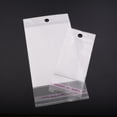thumbnail image 3 of 100pcs Self Sealing Plastic OPP Bags Hanging Self Adhesive White Pouches for Wedding Party Jewelry Packaging Retail Display Bag 10x15.5cm, 3 of 6