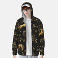 thumbnail image 2 of Kdxio Christmas Gold Deers1 Print Women Men Sun Protection UPF 50+ Jackets Zip Up Long Sleeve Hoodie Hiking Lightweight with Pockets, 2 of 7