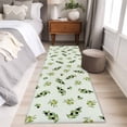 thumbnail image 4 of Spring Botanical 2'x6' Runner Rugs for Hallway Kitchen Bedside Non Slip Washable, Green Olive Berry Branches Leaves Fruit Entryway Rug Runners with Rubber Backing, Long Carpet Runner for Laundry Room, 4 of 8