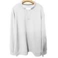 thumbnail image 2 of Men's Long Sleeve Shirts V Neck Fake Two Piece Breathable Tee Shirt Waffle Weave Solid Color Loose Casual Basic Shirts Soft Basic Tops 2026, 2 of 4