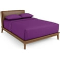 thumbnail image 2 of 800-TC Level of Softness - Extra Soft Cooling Sheets for Hot Sleepers and Night Sweats [Full Sleeper Sofa Purple Stripe] Fit Up To 6" inches Deep Pocket., 2 of 5