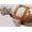 Orange, variant on Brown Genuine Leather Dog Pulling Harness 33"-37" Chest Size 1.5" Wide Straps, Cane Corso Mastiff