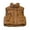 Coffee XL, variant on Winter Women Coat Stand Collar Zipper Closure Long Sleeves Pure Color Windproof Heat Retention Padded Down Coat Men Slim Fit Outdoor Jacket