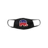 Republican Party Red, White, and Blue Elephant Cotton Cloth Face Cover Mask-M/L