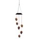 thumbnail image 1 of Halloween Skull Wind Chime Light Outdoor Solar Led Wind Bell Lamp Skull Pendant, 1 of 4