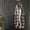 Khaki, variant on Women's Lapel Button Down Tops Long Plaid Shirt Cotton Linen Tunic Blouse Long Shacket Coat High Low hem