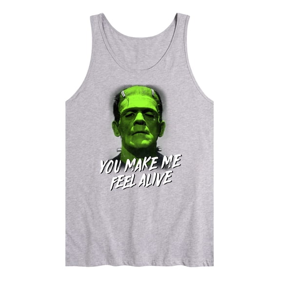 Classic Monsters - Frankenstein - You Make Me Feel Alive - Men's Jersey Tank Top