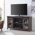 thumbnail image 2 of Henn&Hart 58" Alder Brown/Metal TV Stand, 2 of 8