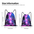 thumbnail image 2 of Zufioo Sac de Sport Imprimé Groupe de Trolls Sac de Gym à Ficelle Lavable en Machine Sac à Dos à Ficelle pour Hommes Femmes-Moyen, 2 of 6