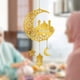 thumbnail image 1 of Colgante decorativo de Ramadán, signo hueco de la luna y la estrella del Islam Mubarak, adorno de pared para decoración de pared. Estilo C, 1 of 8