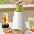 thumbnail image 5 of Vacemry Under $5 Compact Juicer Extractor, USB Rechargeable Portable Blender with Multiple Discs, Mini Food Processor for Fruit Vegetable Juice, Easy Clean Components, 5 of 7