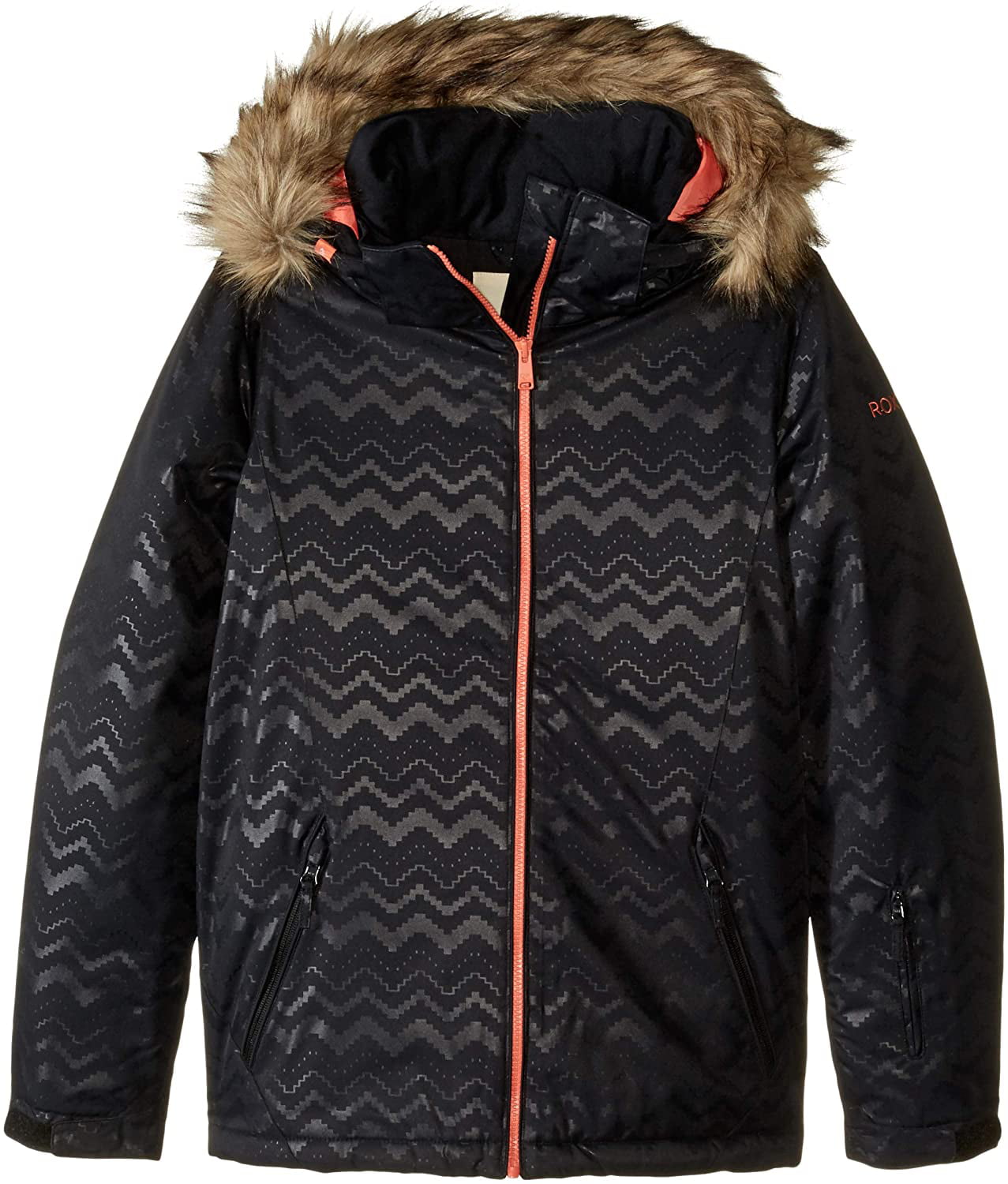 Roxy Ladies Woman's Brown Fur Hooded Designer Soft Leather Duffle Jacket Coat 