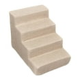 thumbnail image 3 of Milaget Dog Ramp Machine Washable Cover Stable Convenient Sturdy High Density Sponge Khaki 4 Steps, 3 of 9