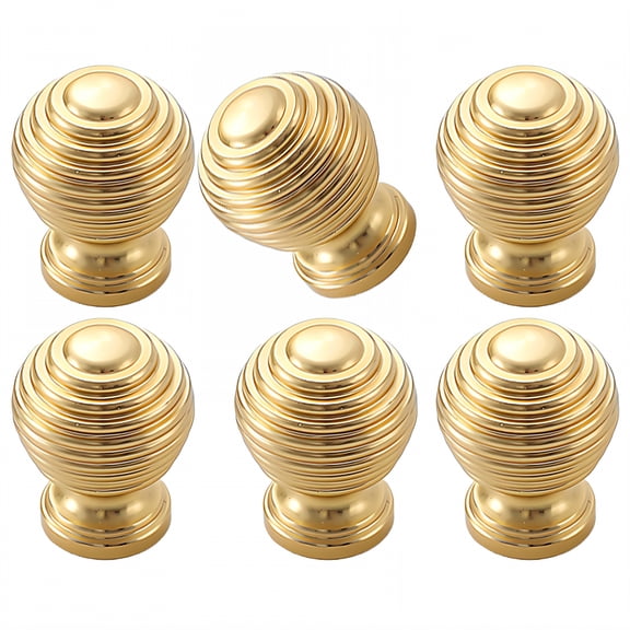 HIBIBUD 6Pcs Cabinet Knobs,Quiet Elegance Dresser Knobs,Full of Charm Knobs for Cabinets and Drawers